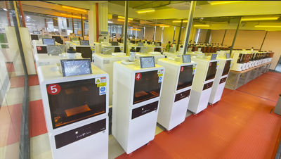 Shenzhen KTJ DentalLabs Co.,Ltd. línea de producción del fabricante