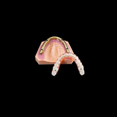 comprar Puente de zirconia dental personalizable sobre barra de implantes fresada Alta precisión online manufacture