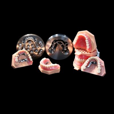 comprar Cuadro de titanio de metal Dentadura extraíble Dentes falsos personalizados online manufacture