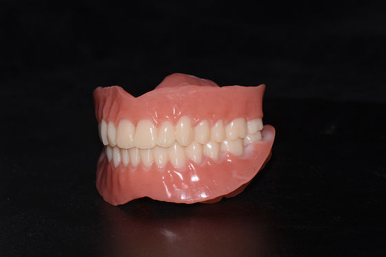 Dentadura digital rosa oscuro completa extraíble Dentadura extraíble parcial