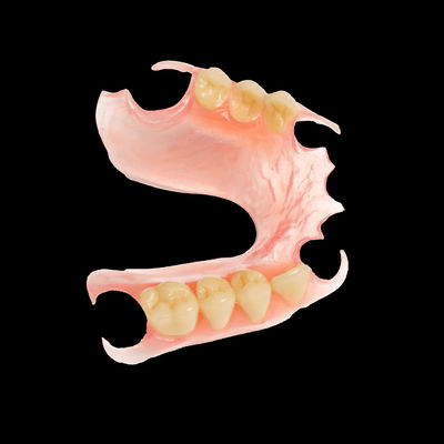 Rosa TCS Flexible Parciales Excelente retención TCS Dentadura flexible