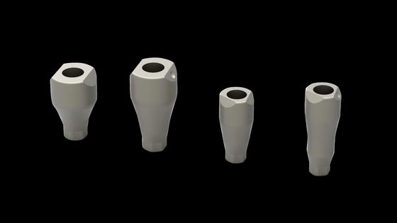 Cuerpo de escaneo digital de conexión interna de plata KTJ para implantes de alta precisión